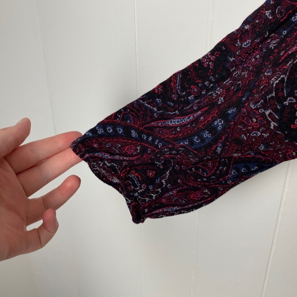 🍂🍁 Fall American Eagle Boho Tassel Dress Sz M - Picture 4 of 6